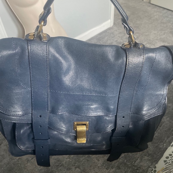 Proenza Schouler large navy blue ps1 handbag - Picture 7 of 16